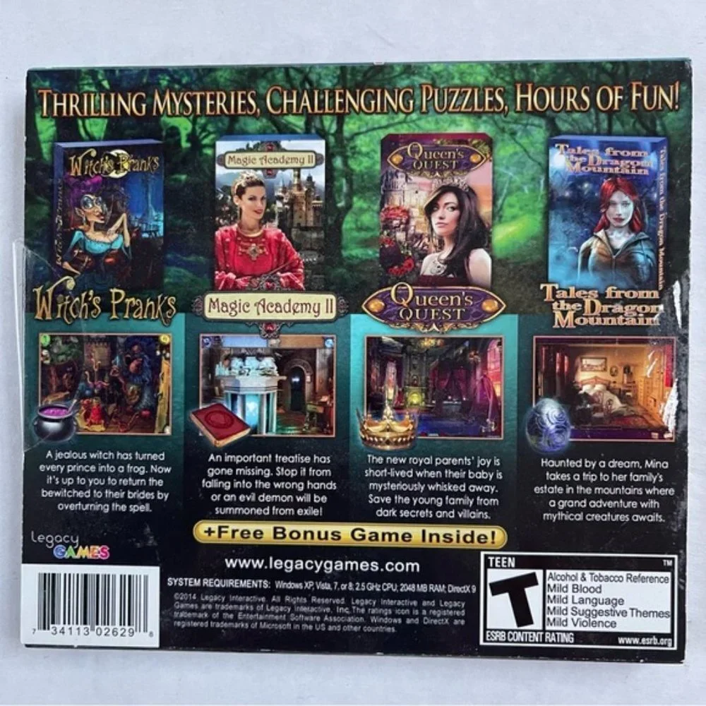 Amazing Hidden Objects Game Once Upon a Time 2 Fantasy PC DVD ROM